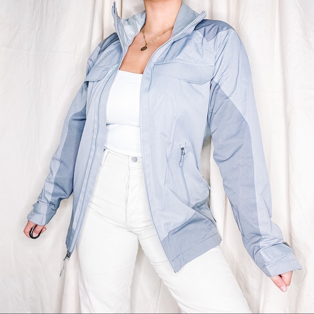 Rei Elements | 2 Toned Gray Shell Zipper Jacket - image 1